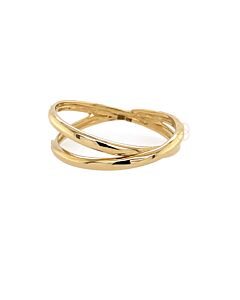 14K Cross-Over Ring