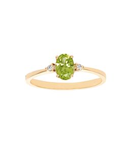 14K Ring met Peridot 