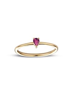 14K Ring met Roze Toermalijn