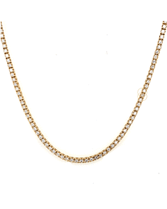 14K Briljant Tennis Collier