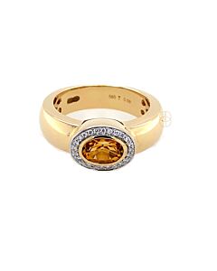 14K Ring met Citrien