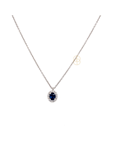 14K Saffier Entourage Collier 