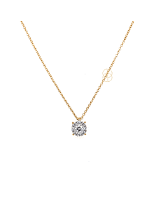 14K Halo Collier