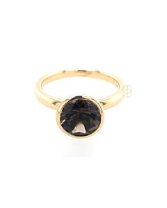 14K Ring met Rookquartz