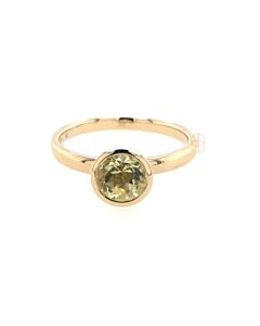 14K Ring met Lemonquartz