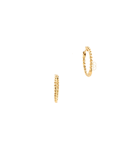 14K Getorste Oorringen ⌀17