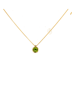 14K Peridot Collier