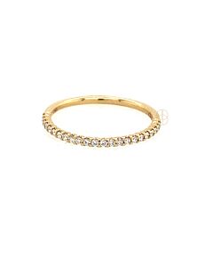18K Alliance Ring Halfrond met 0.15ct