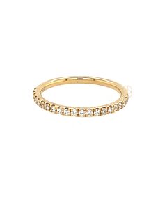 18K Alliance Ring Halfrond met 0.21ct