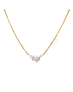 18K Diamant Collier 