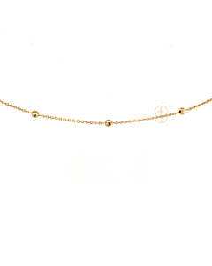 14K Armband met bolletjes