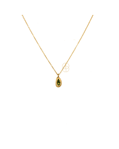 18K Collier met Peridot