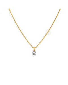 18K Solitair Hanger 0.25ct