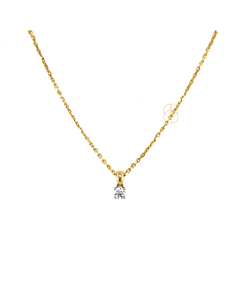 18K Solitair Hanger 0.18ct