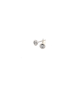 14K Solitair Oorknoppen 0.10ct