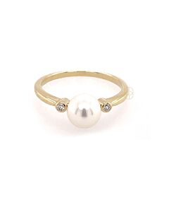 14K Parel Ring