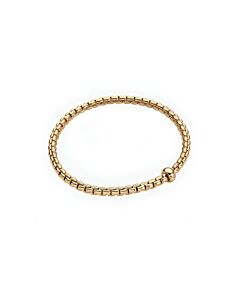 Eka flex'it geelgouden armband met 1 briljant Maat S