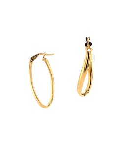 14K Ovale Oorringen