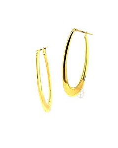 14K Ovale Creolen