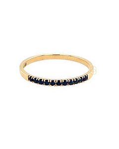 14K Ring met Saffier