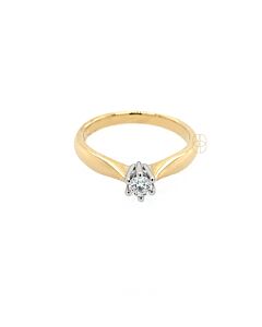 18K Solitair Ring 0.15ct