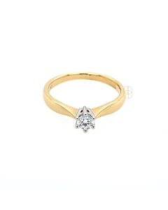 18K Solitair Ring 0.20ct