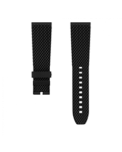 24/20mm zwarte Aero Classic band