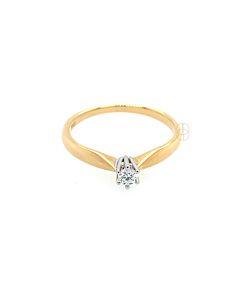 18K Solitair Ring 0.10ct