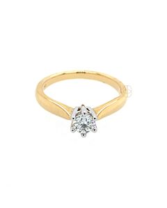 18K Solitair Ring 0.30ct