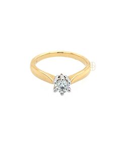 18K Solitair Ring 0.40ct