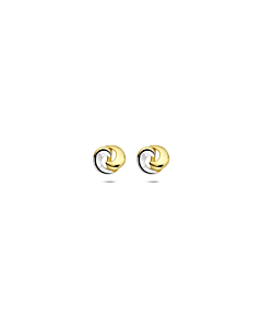 14K Bicolor Oorknoppen