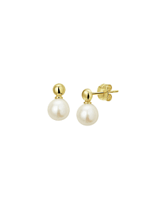 14K Parel Oorknoppen