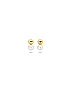 14K Parel Oorknoppen