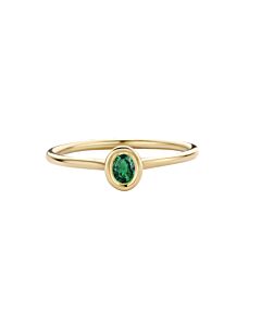 14K Ring met Groene Toermalijn
