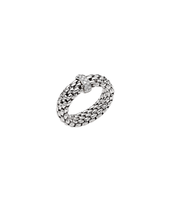 Vendôme flex'it witgouden ring met briljant Vendôme flex'it witgouden ring met briljant