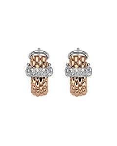 Vendome Oorsieraden bicolor diamant