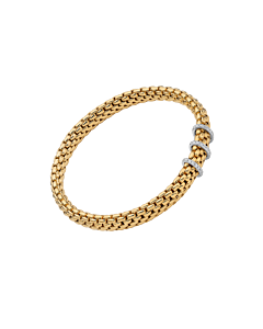 Vendôme flex'it geelgouden armband met briljant