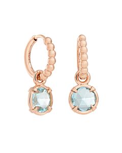 Mira Mira Aanhangers Roségoud met Blauwe Topaas