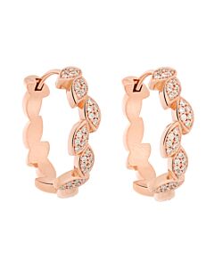 Poppy Oorsieraden Roségoud met Witte Diamant Poppy Oorsieraden Roségoud met Witte Diamant