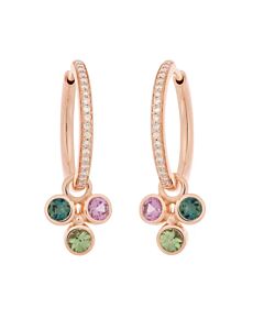 Confetti Aanhangers met een mix van Saffier