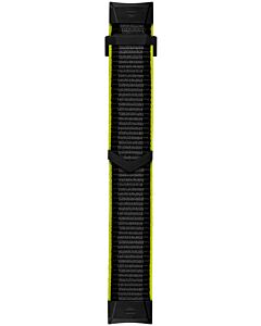 Limoen & Zwarte Textielband Voor Sporten Calibre E5 45mm