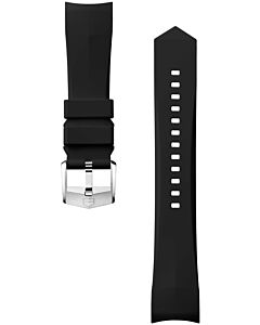 Zwarte Rubberen Band Calibre E5 40mm