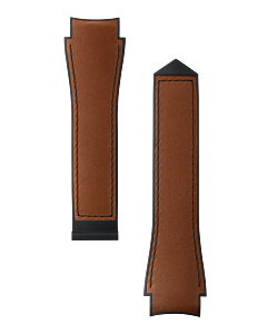 Bruine Lederen en Rubberen Band Calibre E5 45 mm