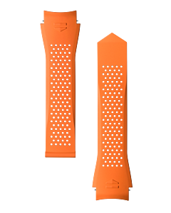 Oranje Geperforeerde Rubberen Band Calibre E5 45mm