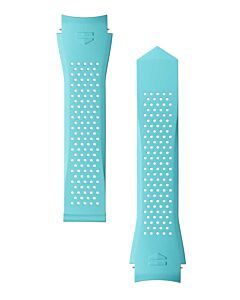 Lichtblauwe Geperforeerde Rubberen Band Calibre E5 45mm