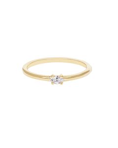 14K Ring met Diamant