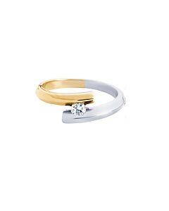 14K Bicolor Briljant Ring